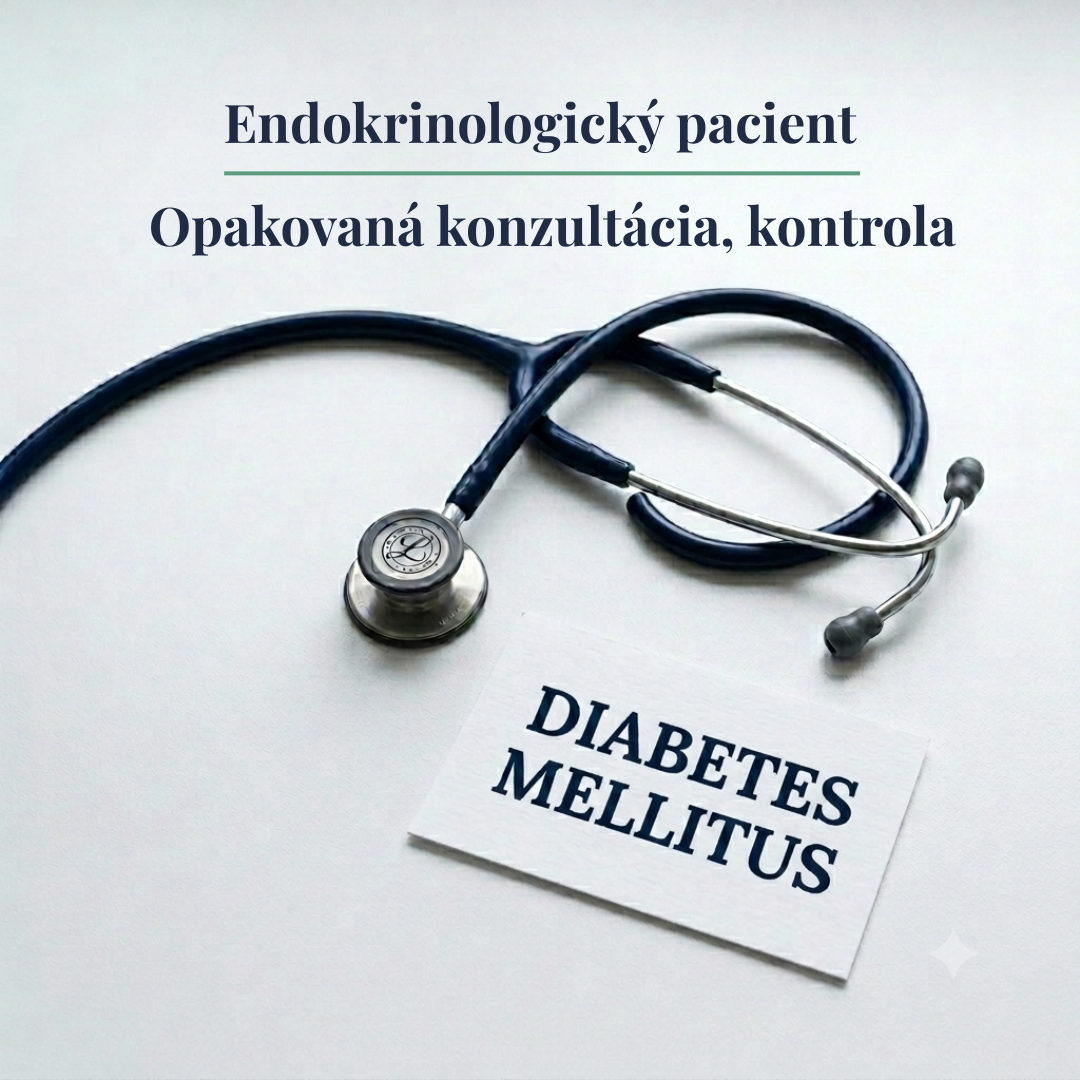 Veterinárna konzultácia endokrinologického pacienta – opakovaná kontrola dát, pozorovanie liečby, úpravy a vylepšenia.