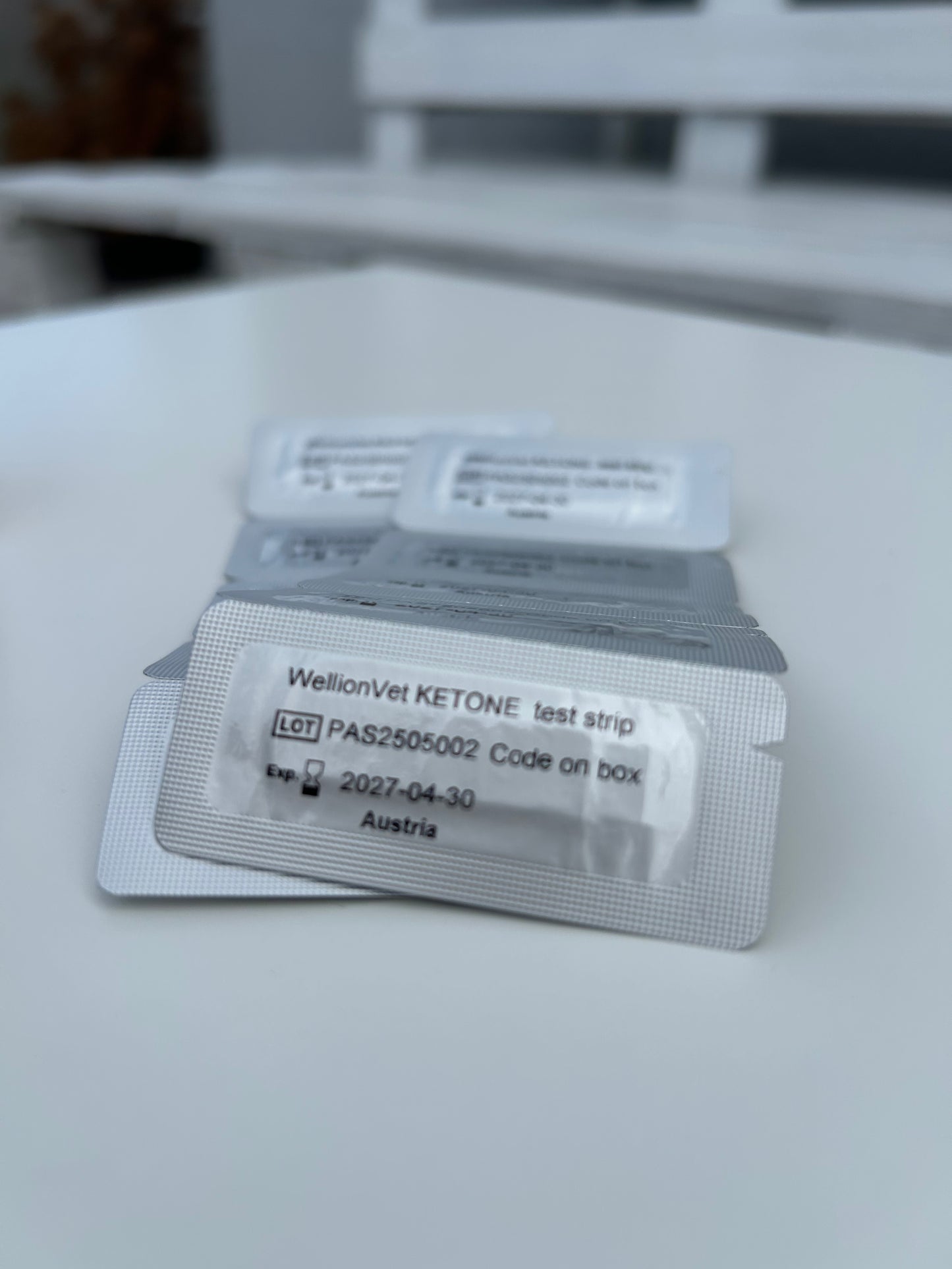 10 ks Ketónové testovacie prúžky pre psy a mačky | WellionVet BELUA