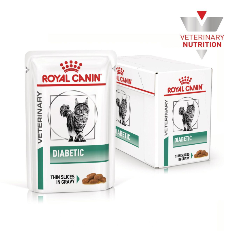 Royal Canin Diabetic kapsičky pre mačky – vlhká veterinárna diéta pri cukrovke